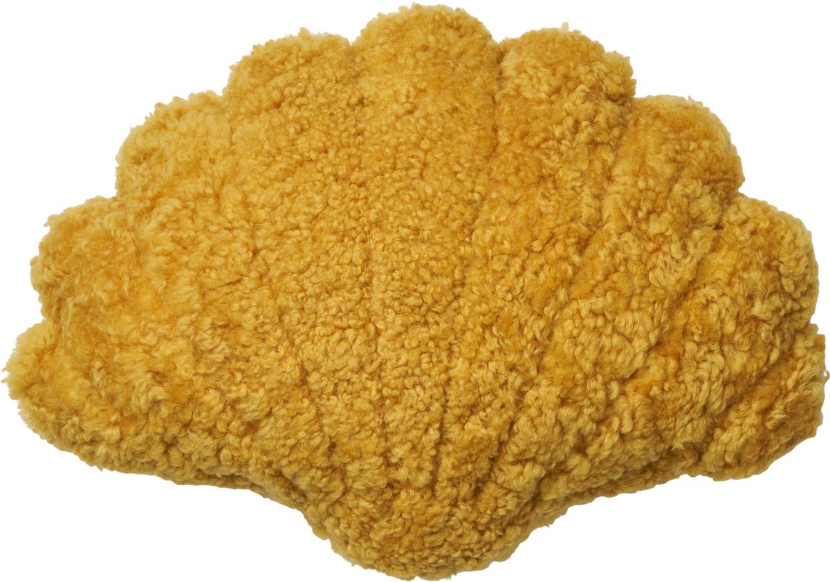 Shell Cushion | Small | Medium | Large Coral Yellow