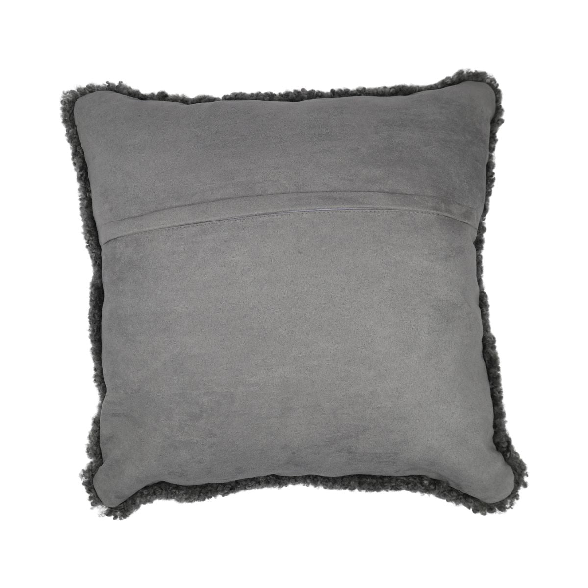 Sheepskin Cushion | Short Wool | New Zealand |  Square Scandinavia Light Grey