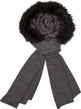 Silvia Scarf Dark Grey/Dark Grey