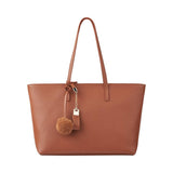 Audrey Shopper Bag Leather Brown