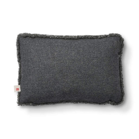 Short-Wool Sheepskin Cushion | 20x20 in | 13x20 in Rock/Graphite