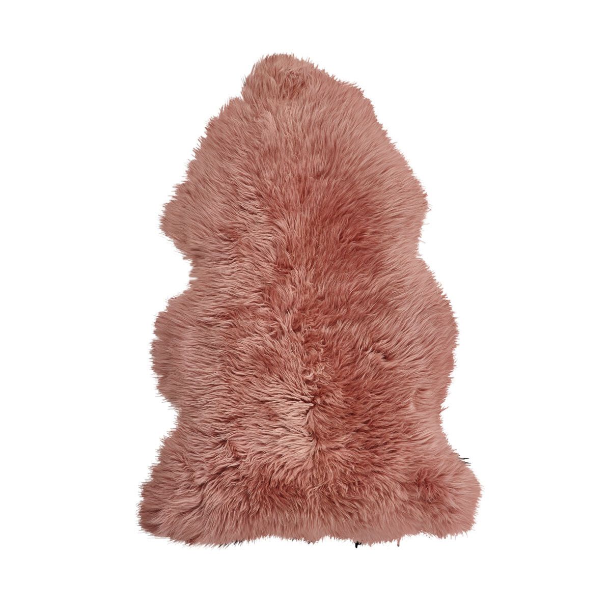 New Zealand Sheepskin | Long Wool | 45x24 in Rosa
