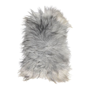 Icelandic Sheepskin | Long Wool | 47+ in Natural Grey
