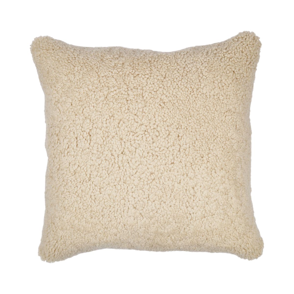 Sheepskin Cushion | Short Wool | New Zealand | Square Moon Light