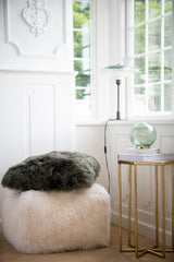 Long-Wool Sheepskin Cushion | 50x50 cm