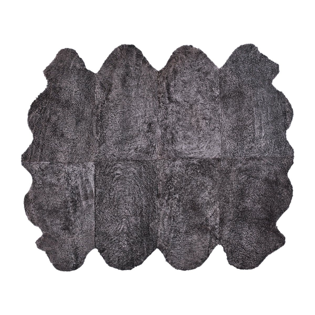New Zealand Sheepskin | Short Curly Wool | Rug 71x84 in