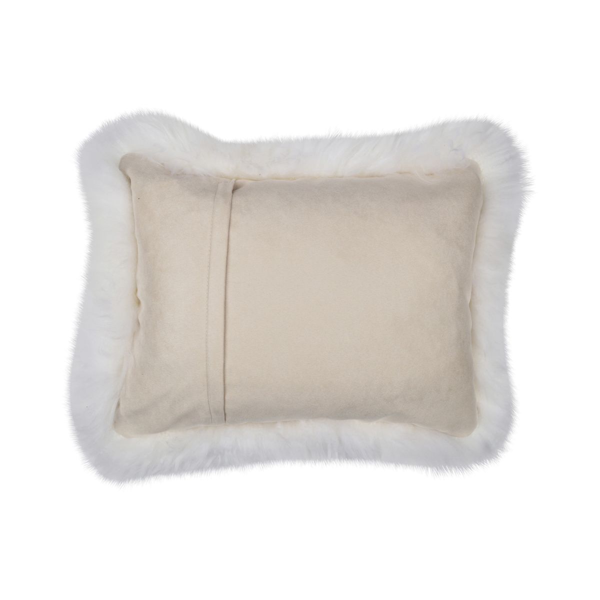 Sheepskin Cushion | Long Wool | New Zealand | Rectangular Ivory