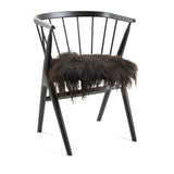 Long Wool Sheepskin Seat Cover Blacky