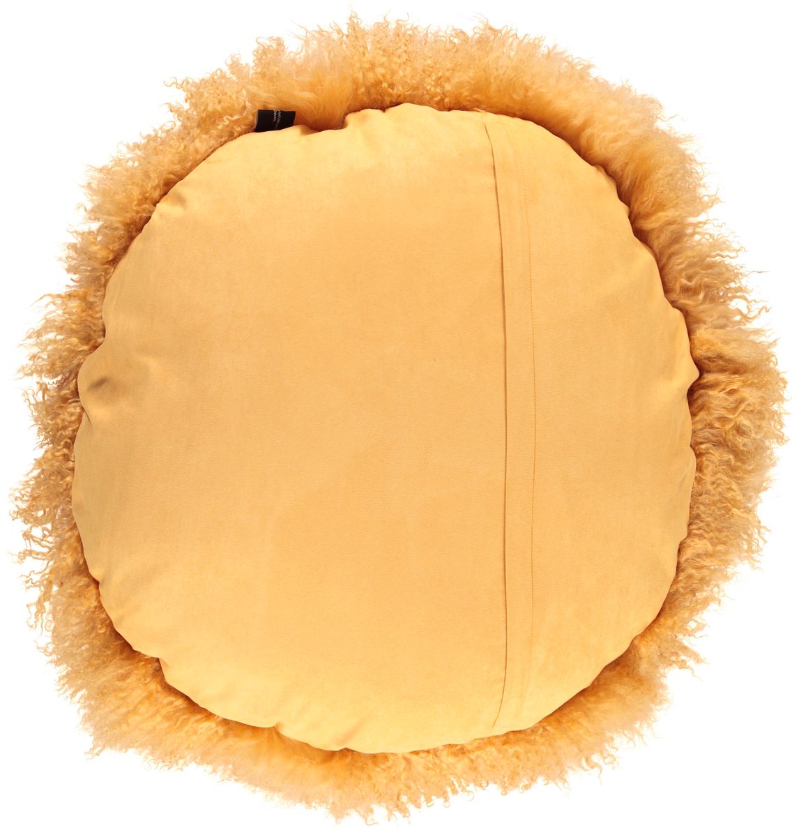 Curly Cake Cushion | D15 in | 18 in | 24 in Imperial Yellow