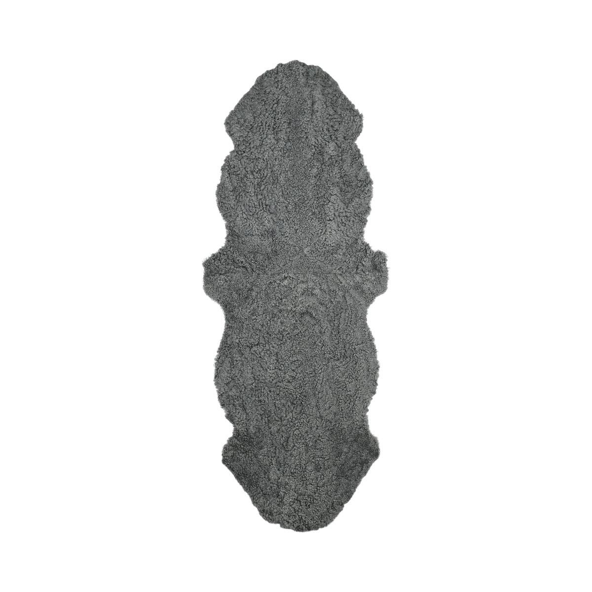 Double Sheepskin  |Short Wool | New Zealand Scandinavia Light Grey