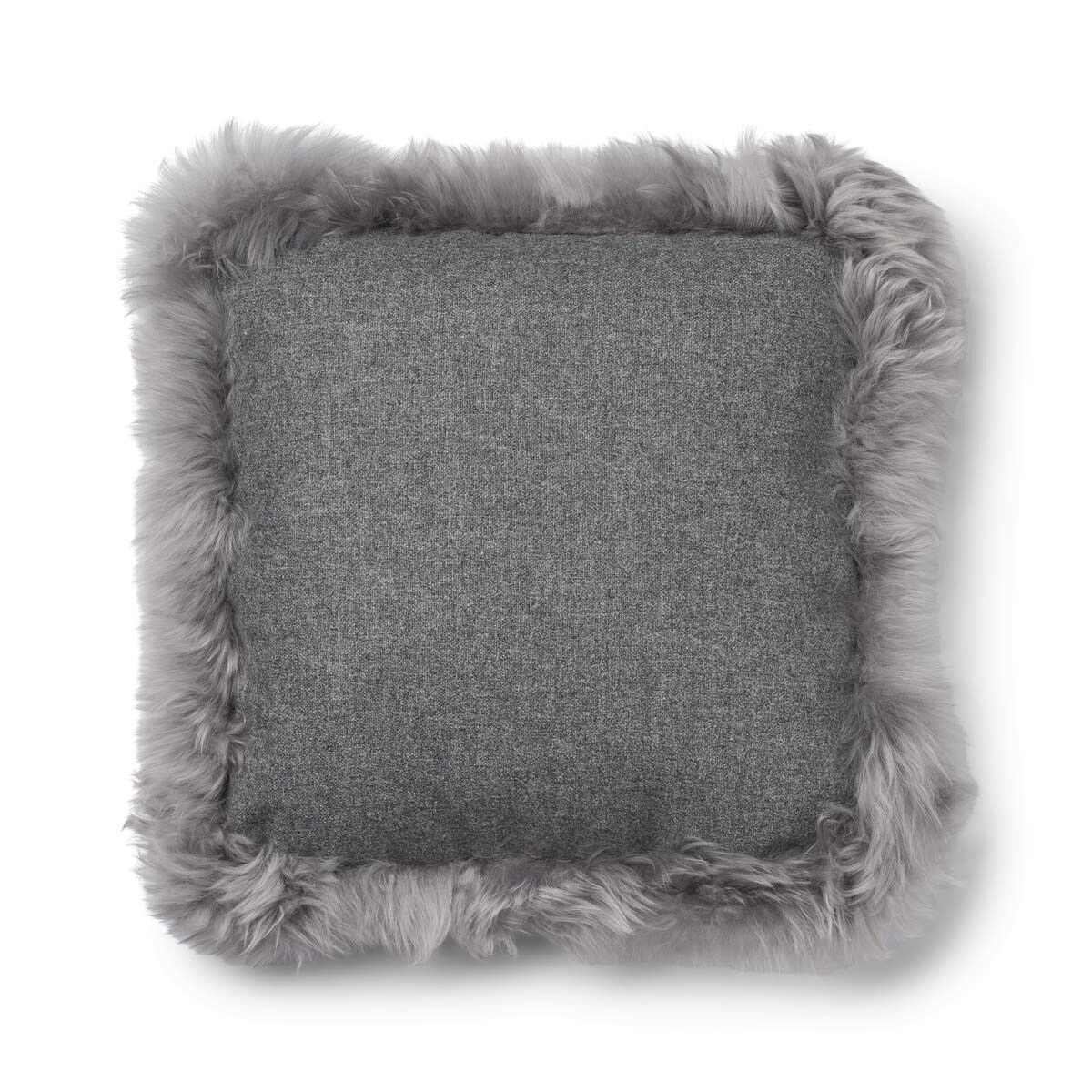 Wool Cushion | LW trim | 20x20 in | 13x20 in
