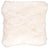 Long-Wool Sheepskin Cushion | 20x20 in Ivory