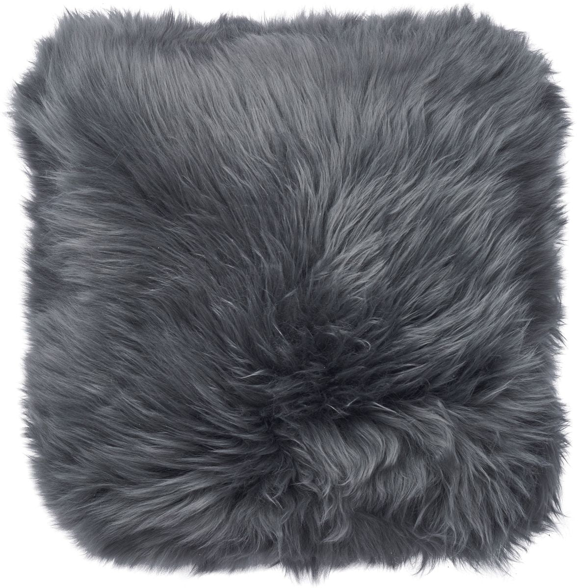 Long-Wool Sheepskin Cushion | Doublesided | New Zealand | 18x18 in