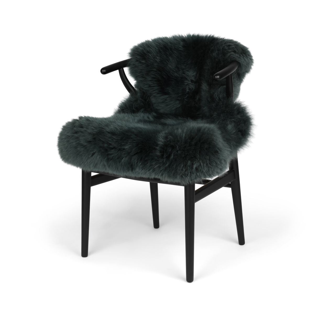 New Zealand Sheepskin | Long Wool | 39 in Blue Grey