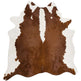 Premium Natural Cowhides | Unique, Stylish, and Sustainable | XXL Size | Brazil Brown/White