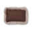 Wool Cushion | LW trim | 20x20 in | 13x20 in Brown/Dove