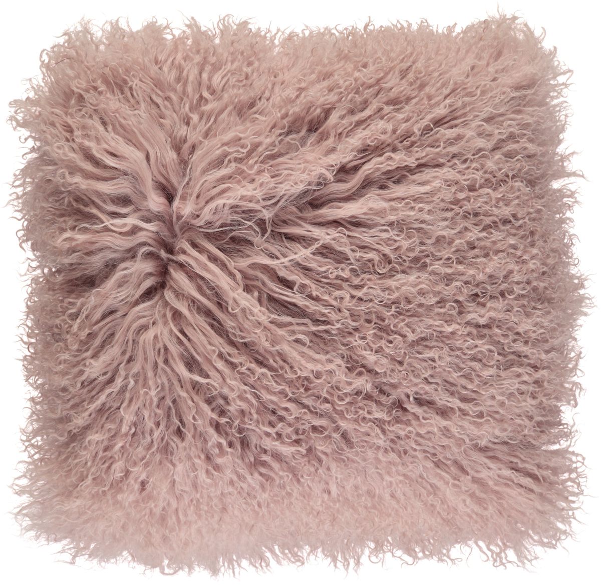 Curly Cushion | 16x16 in Rosa