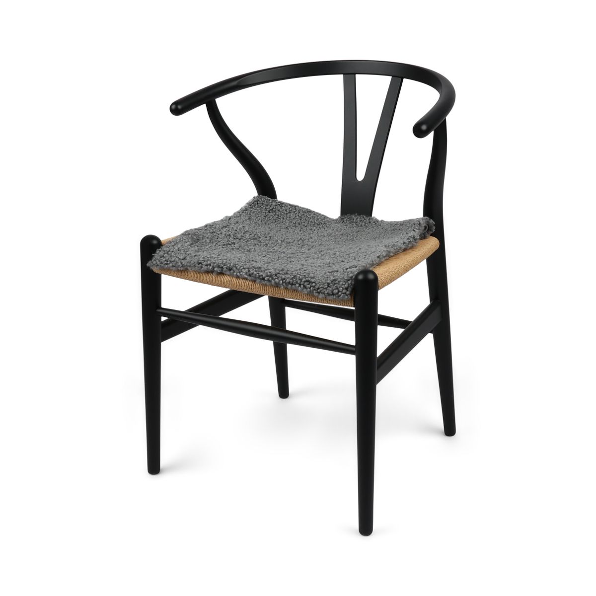 Short Wool Seat Cover | New Zealand | Square Scandinavia Light Grey