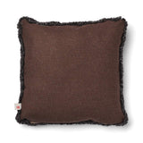 Short-Wool Sheepskin Cushion | 52x52 cm Brown/Cappuccino