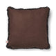 Short-Wool Sheepskin Cushion | 52x52 cm Brown/Cappuccino