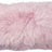 Long-Wool Sheepskin Cushion | Doublesided | New Zealand | 25x50 cm Coral Silver Pink