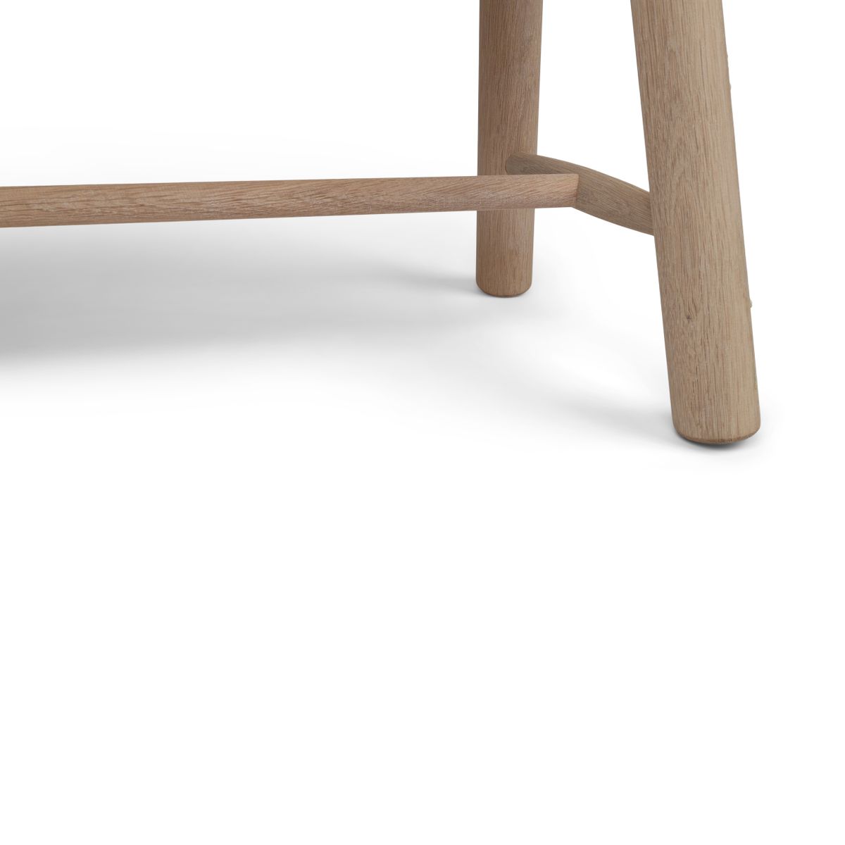 Cowhide Bench Brown/White