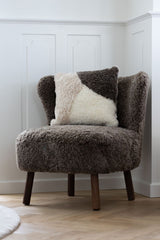 Short-Wool Sheepskin Cushion | Doublesided | 46x46 cm