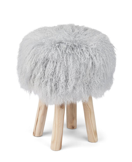 Stool Cover Light Grey