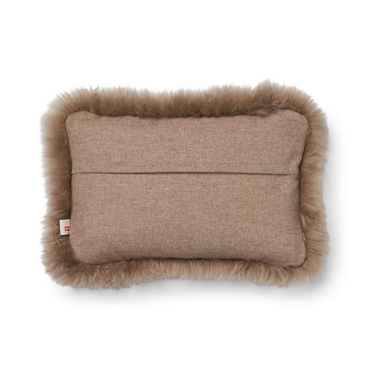 Wool Cushion | LW trim | 20x20 in | 13x20 in Beige/Taupe