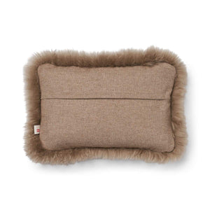 Wool Cushion | LW trim | 20x20 in | 13x20 in Beige/Taupe