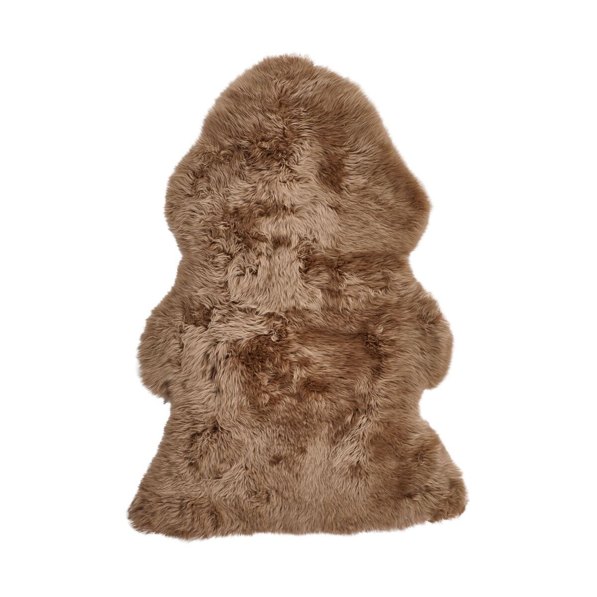 New Zealand Sheepskin | Long Wool | 45x24 in Taupe