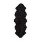 New Zealand Sheepskin | Short Curly Wool | Rug 180 cm Black