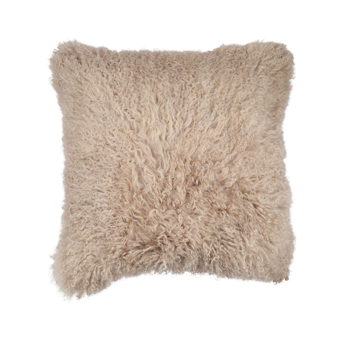 Sheepskin Cushion | Tibet | 20x20 in Dove