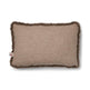Short-Wool Sheepskin Cushion | 20x20 in | 13x20 in Beige/Taupe