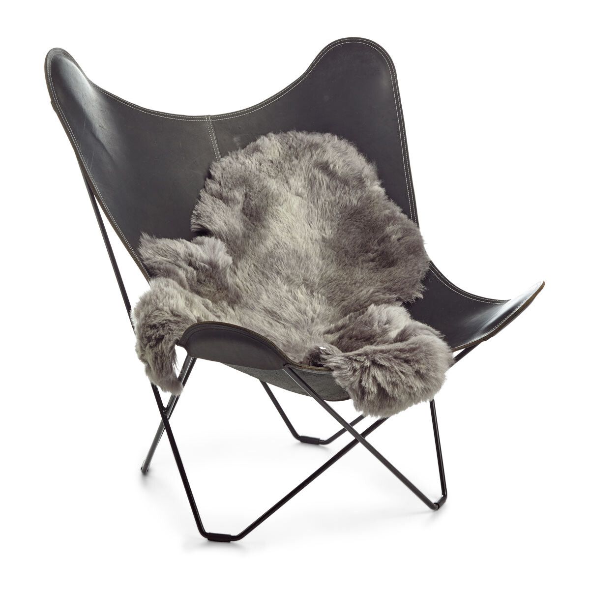 IcelandicSheepskin | Short Wool | Natural Colors | 47+ in Grey Brisa