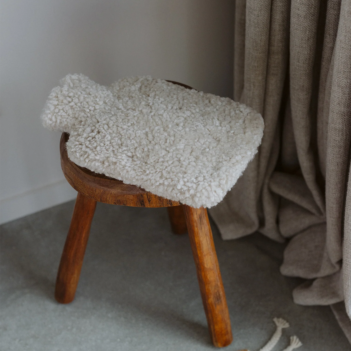 Sheepskin Hot Water Bottle | Light Grey  Light Grey