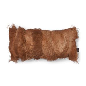 Goat Skin Cushion | 11x22 in