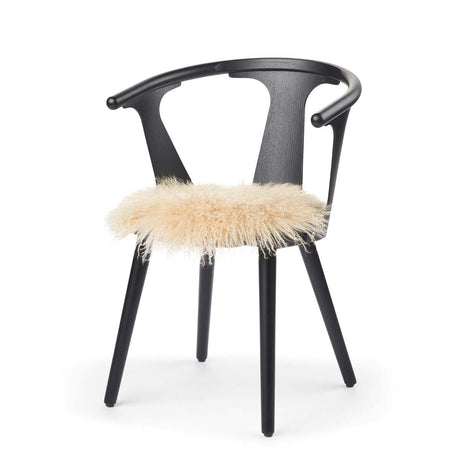 Curly Sheepskin Seat Cover Light Honey