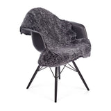 New Zealand Sheepskin | Short Curly Wool | Rug 115 cm Anthracite