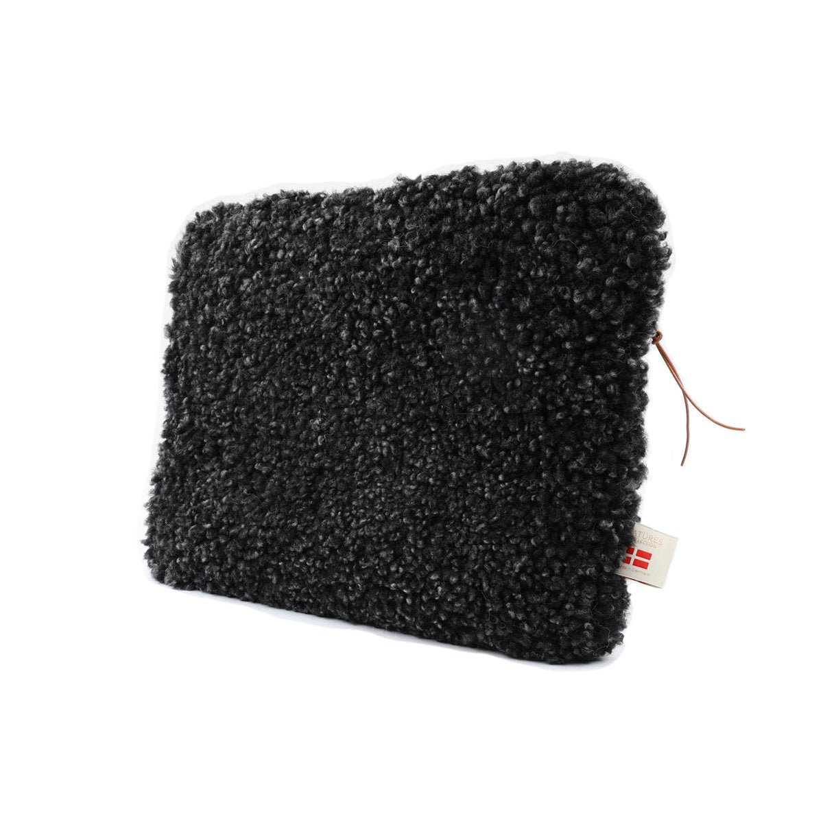 Sheepskin Computer Sleeve Anthracite