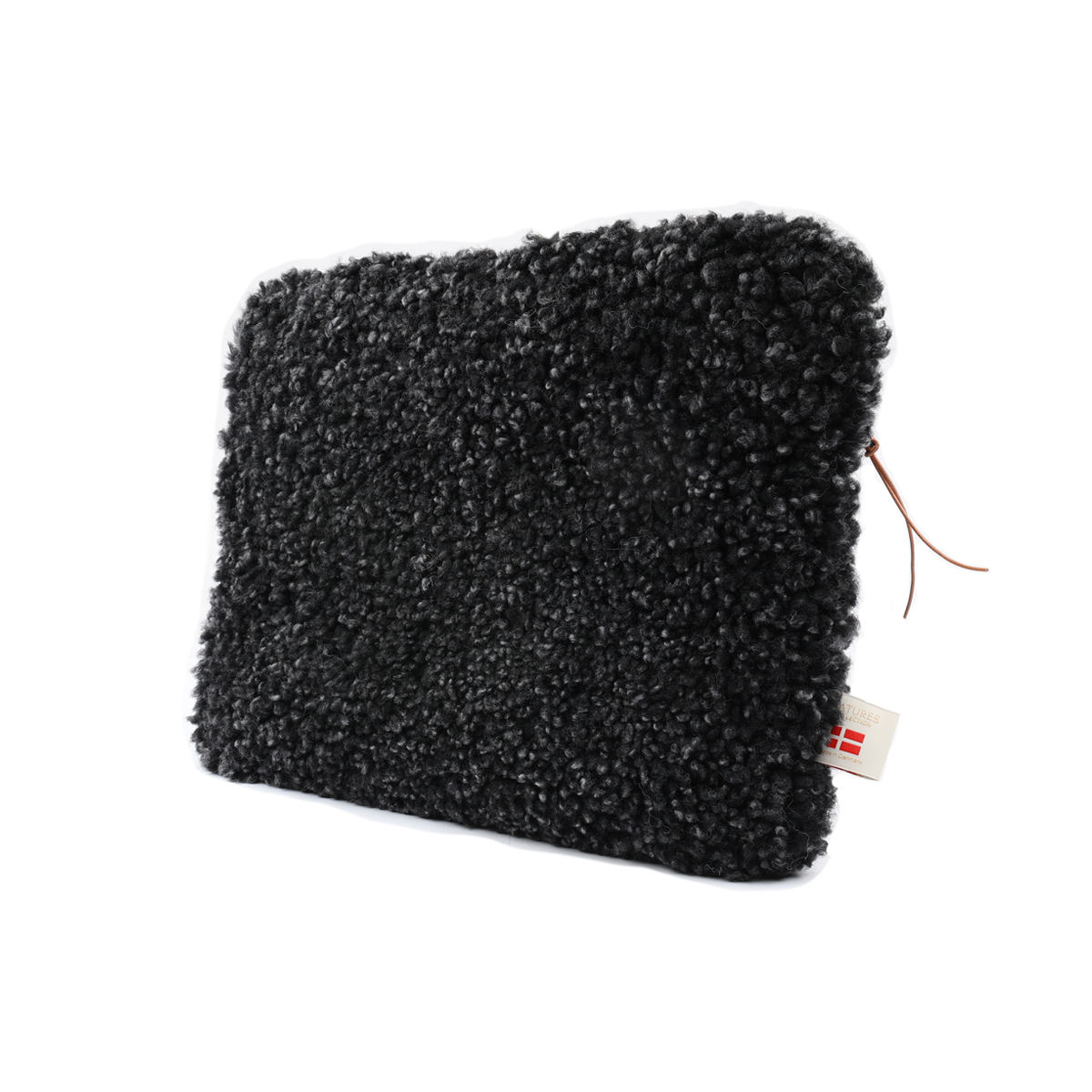 Sheepskin Computer Sleeve Anthracite