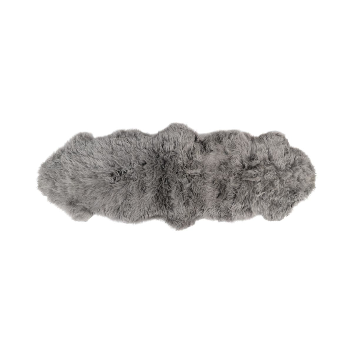 Merino Double Sheepskin | Long Wool | 67x24 in Steel