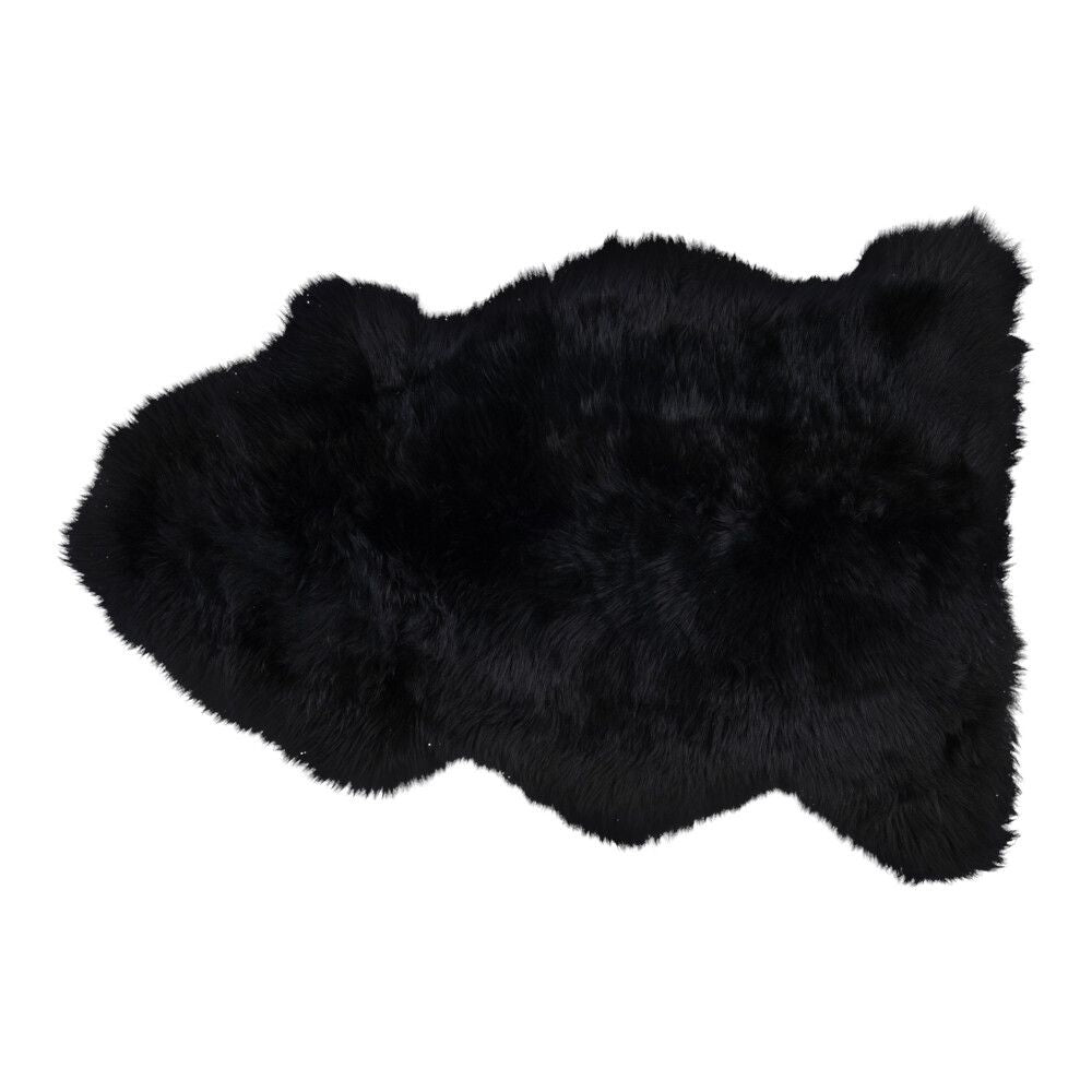 Merino Sheepskin Dyed | New Zealand | approx. 90x60 cm Black