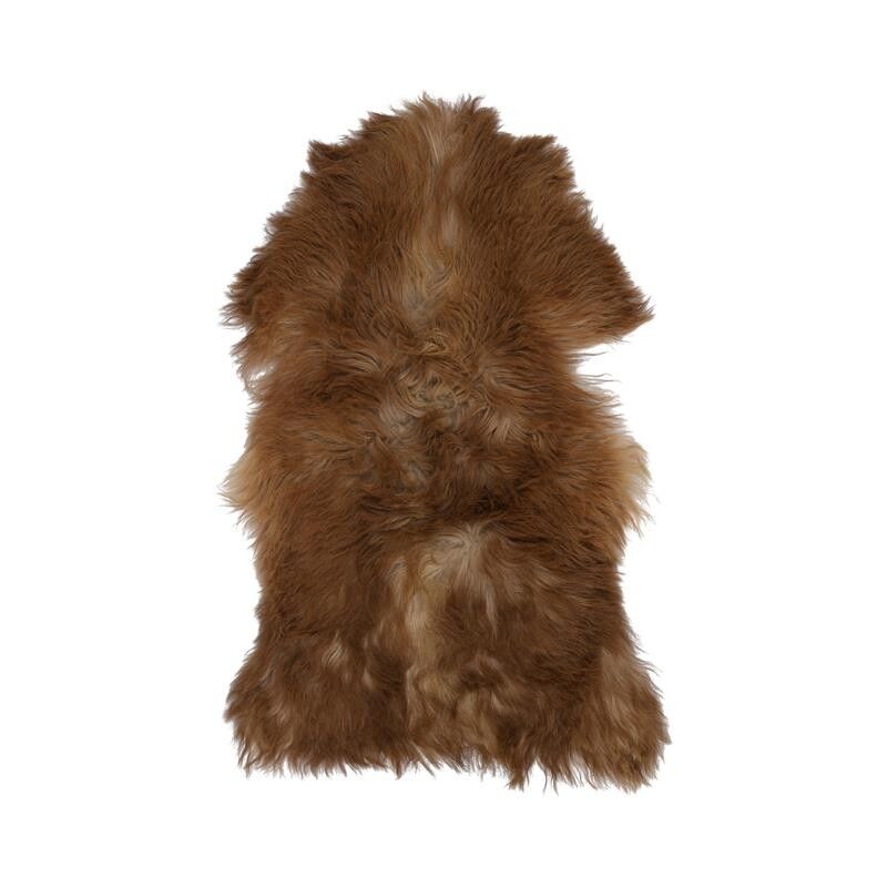 Eco Sheepskin | Mongolia | Natural Brown | approx. 35 in Natural Red Brown