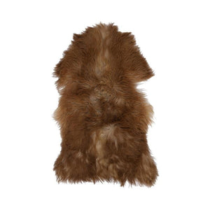 Eco Sheepskin | Mongolia | Natural Brown | approx. 35 in Natural Red Brown