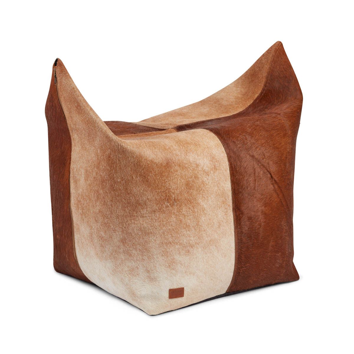 Calf Leather Pouf Large