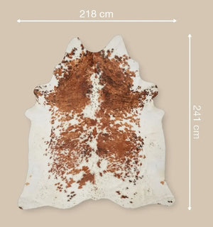 Cow Hide Rug | 4,1 sqm Exotic Tricolor