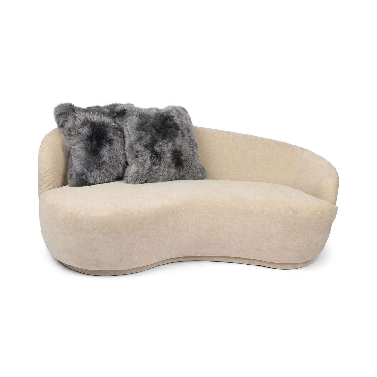 Cushion Cover | Long Wool | New Zealand Steel