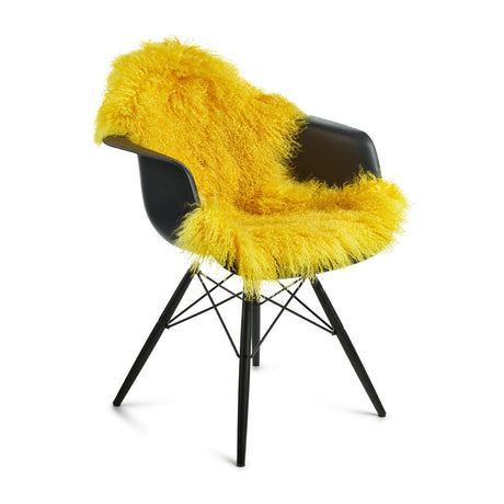 Curly Sheepskin | Tibetan | 85x50 cm Lemon