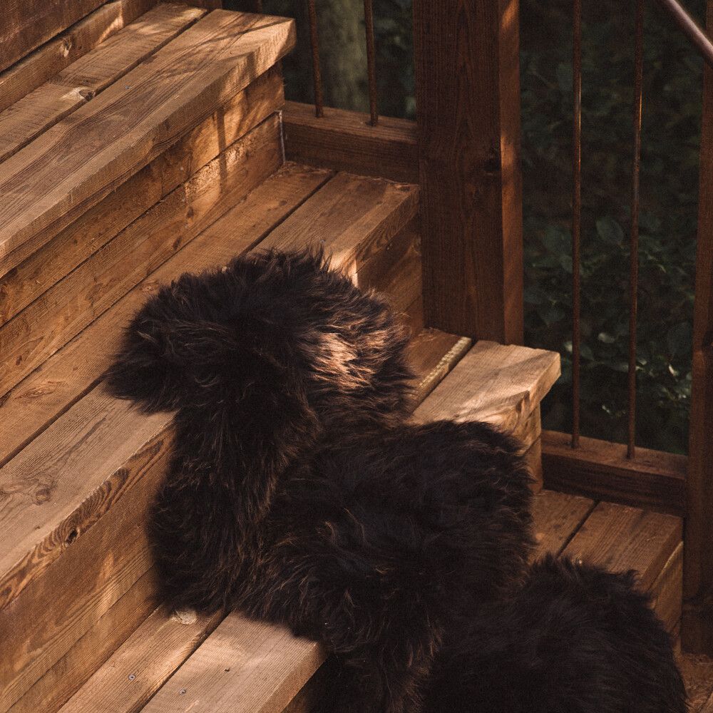 Merino Sheepskin | Long Wool | New Zealand | 63x24 in Chocolate